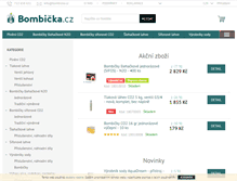 Tablet Screenshot of bombicky.eu